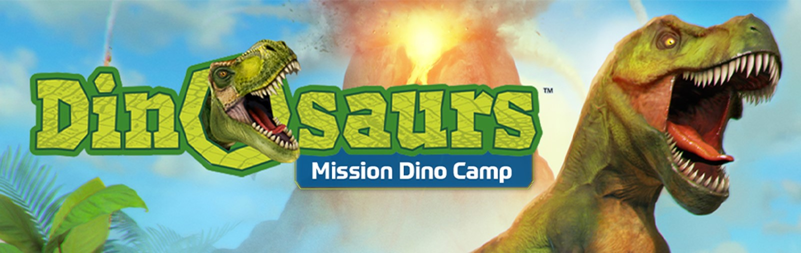 Banner Dinosaurs Mission Dino Camp