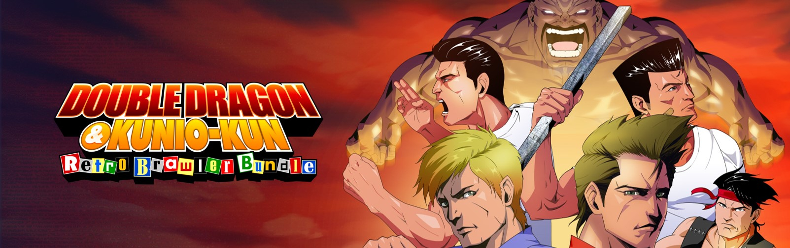 Banner Double Dragon and Kunio-Kun Retro Brawler Bundle