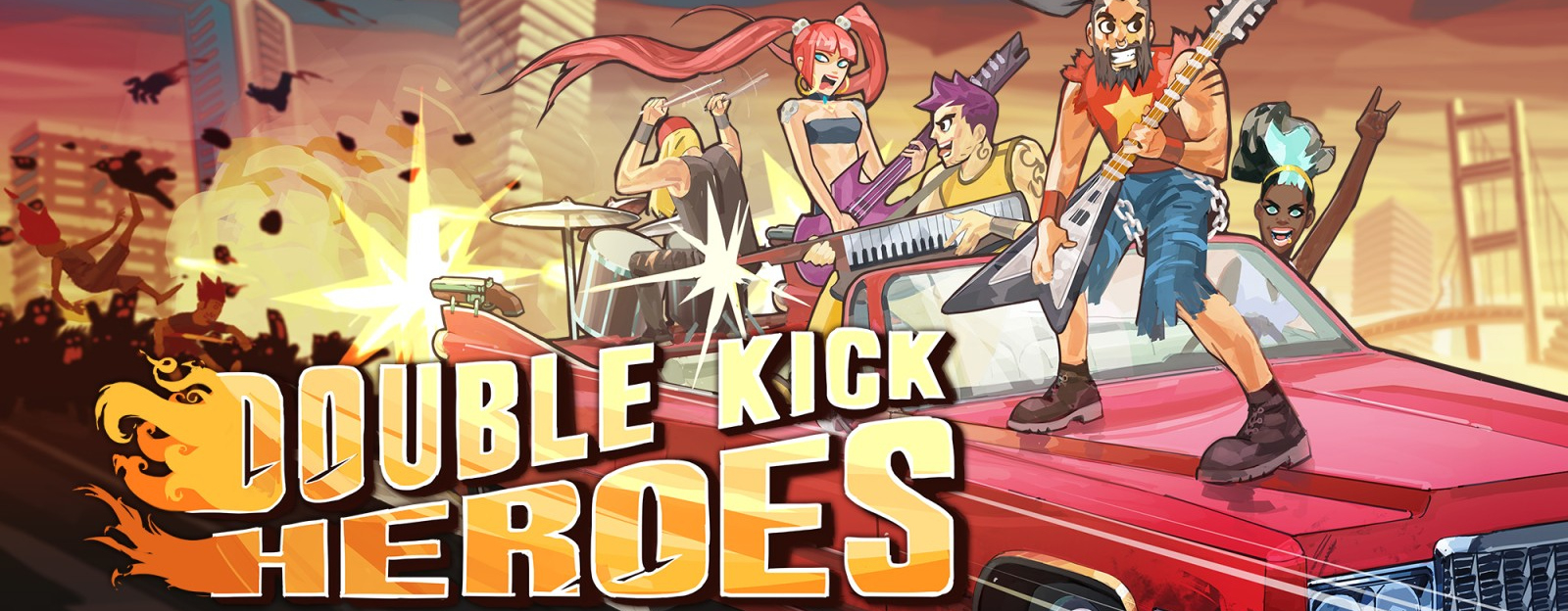 Banner Double Kick Heroes