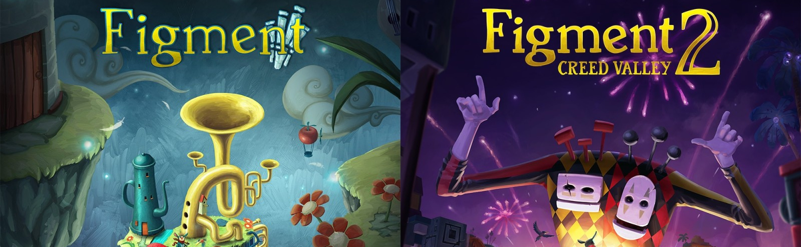 Banner Figment 1 and 2