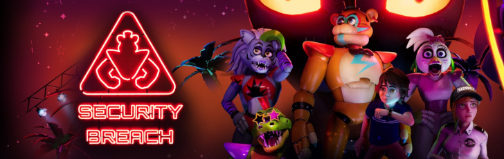 Banner Five Nights at Freddys Security Breach