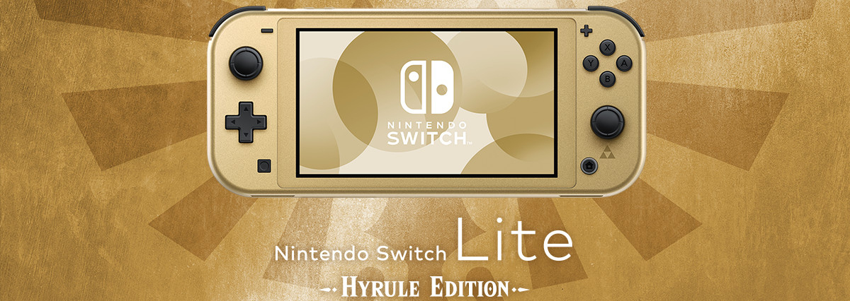 Banner Nintendo Switch Lite Hyrule Edition