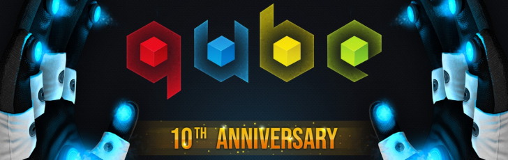 Banner QUBE 10th Anniversary