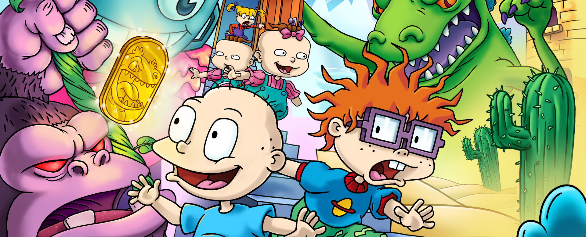 Banner Rugrats Adventures in Gameland