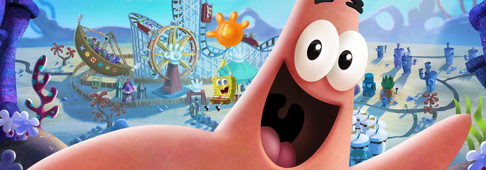 Banner SpongeBob SquarePants De Patrick Ster Videogame