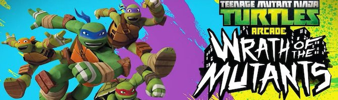 Banner Teenage Mutant Ninja Turtles Arcade Wrath of the Mutants