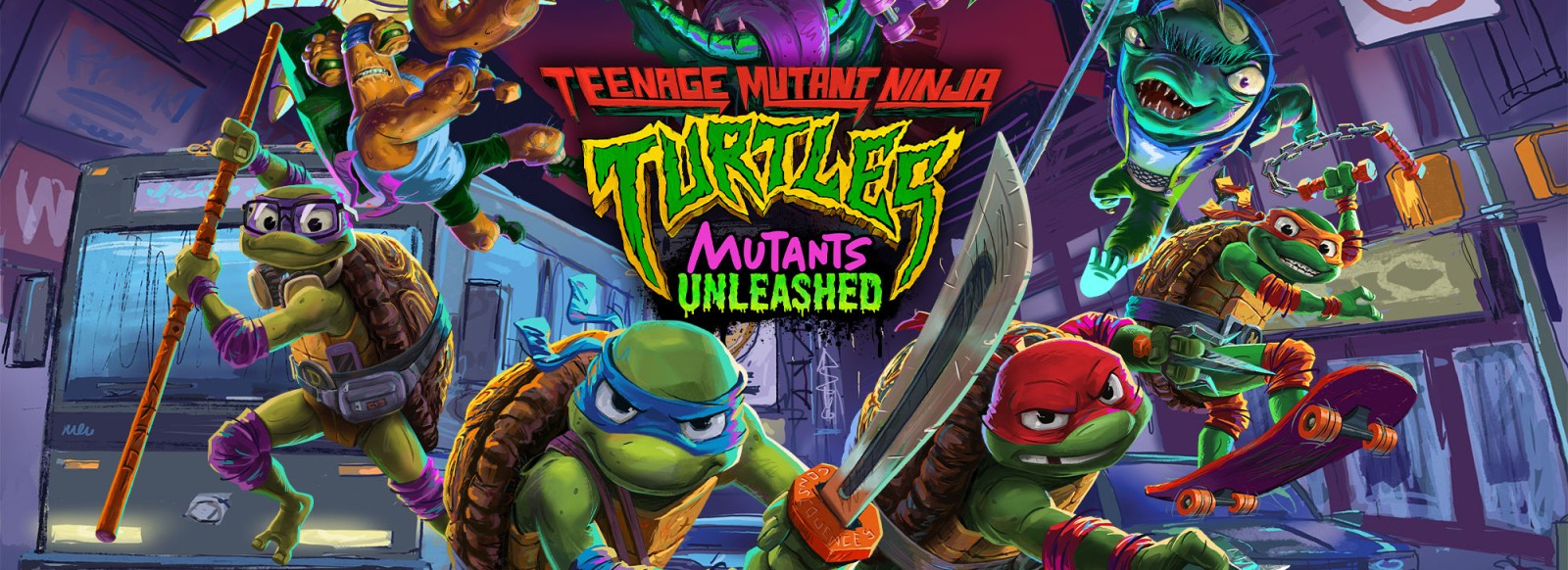 Banner Teenage Mutant Ninja Turtles Mutants Unleashed