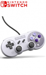 Nintendo Switch Pro Controller Third Party - 8Bitdo SN30 Pro Przewodowy voor Nintendo Switch