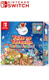 Taiko no Tatsujin Rhythm Festival Plus Ensemble de tambours Taiko dans la boîte voor Nintendo Switch