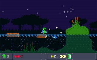 Kero Blaster: Screenshot