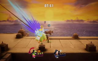 Lancez-vous dans un combat fortement inspiré par le jeu <a href = https://www.marioswitch.nl/Switch-spel-info.php?t=Super_Smash_Bros_Ultimate target = _blank>Super Smash Bros</a>. Ultimate, mais avec des personnages de Nicktoons !