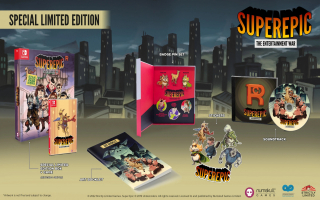 Ook is er een exclusieve Limited Editon voor SuperEpic: The Entertainment War met o.a. de soundtrack van de game!