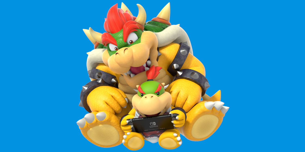 Bowser met Baby Bowser