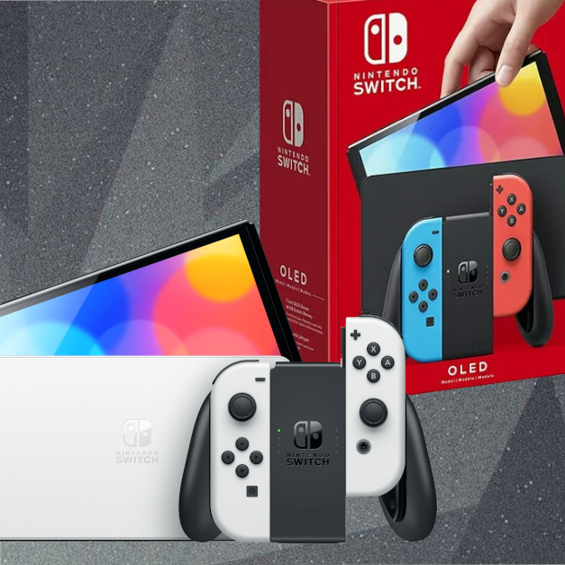 Nintendo Switch OLED met doos